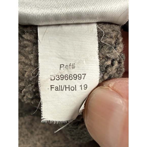 Eddie Bauer Quarter Snap Pullover Fleece Mens M High Collar Heathered Mid weight - Picture 5 of 11